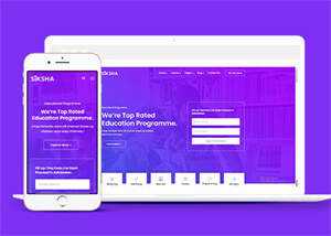 在线课程教育机构网站模板下载 - 天能资源