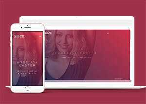 简洁UED用户体验设计师网站模板 - 天能资源