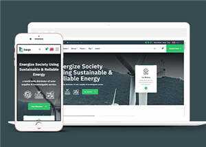 简约新能源技术公司源码模板下载 - 天能资源