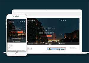 别墅物业管理公司网站模板下载 - 天能资源