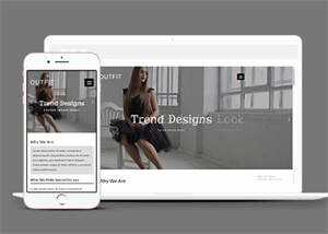 世界服装品牌时尚网站模板下载 - 天能资源