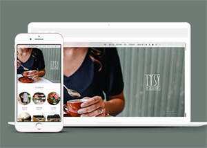 简洁个人休闲博客网页模板下载 - 天能资源