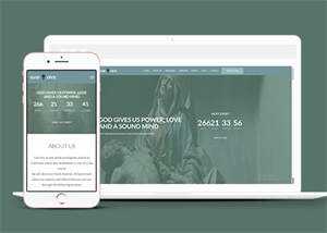 响应式宗教信仰爱好者网站模板 - 天能资源