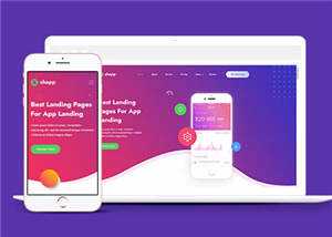 简约响应式应用程序网页模板源码下载 - 天能资源