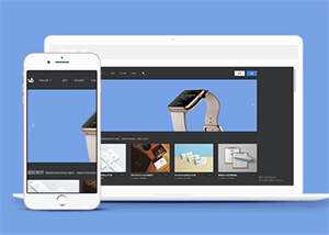 PPT素材下载类网站前端模板下载 - 天能资源