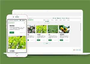 大气响应式绿化企业网站模板源码下载 - 天能资源