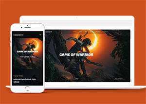 游戏制作公司官网网站模板下载 - 天能资源