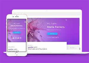 视觉体验设计师简历类模板下载 - 天能资源