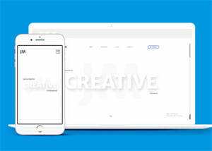 白色设计师个人作品集模板下载 - 天能资源