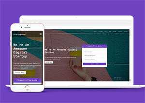 数字创业公司响应式模板下载 - 天能资源