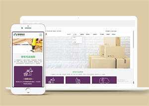 物流快运速递类网站前端模板下载 - 天能资源