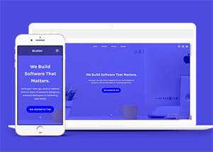 品牌设计公司企业网站页面模板 - 天能资源