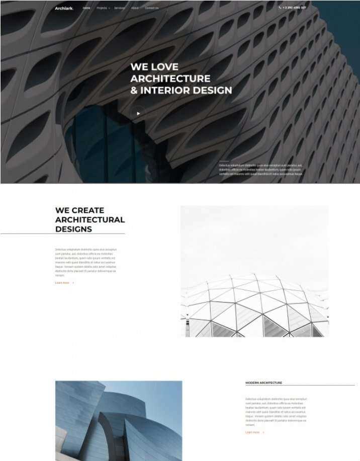 HTML5建筑室内设计公司网站html模板 - 天能资源