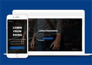 前端技术在线教育HTML5模板 - 天能资源