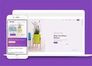 紫色家居装饰公司网站模板下载 - 天能资源