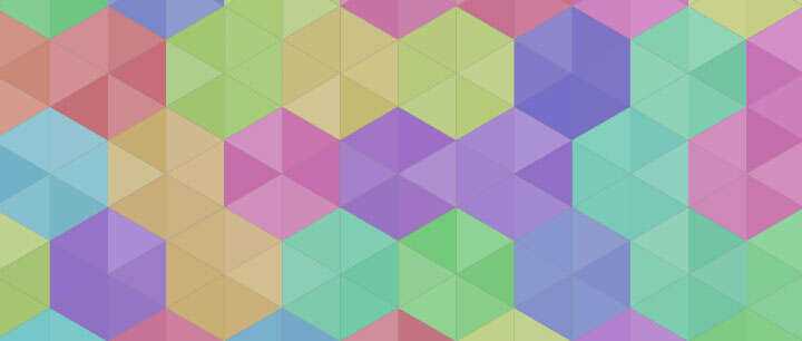 html5 canvas彩色六角菱形拼接背景图案特效 - 天能资源