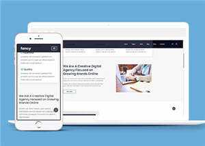 简约品牌网络商务营销网站html模板下载 - 天能资源