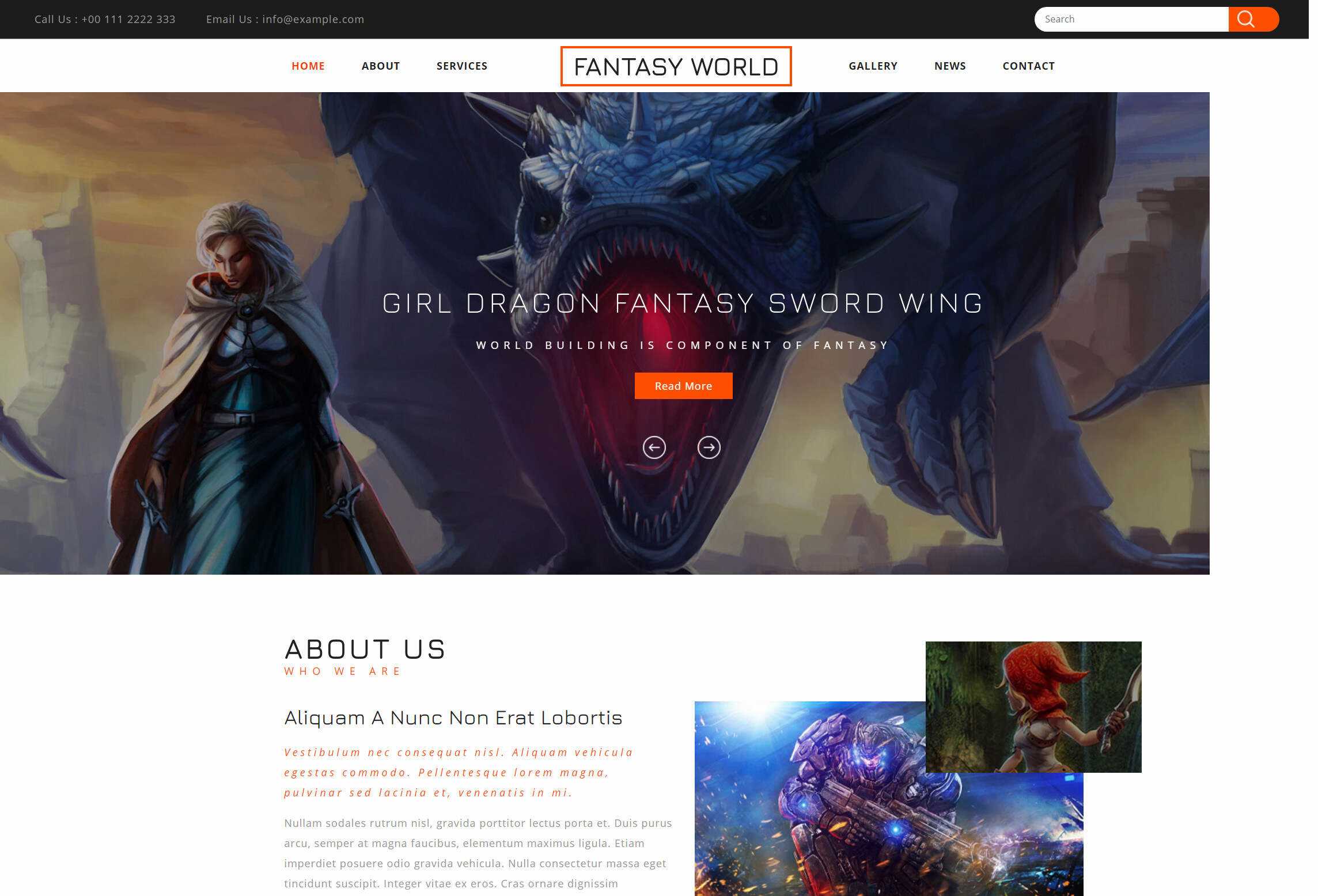 某游戏官网css+js全自适应 - 天能资源