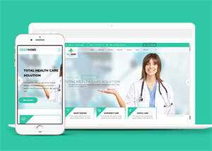 私人医院健康体检网站模板下载 - 天能资源
