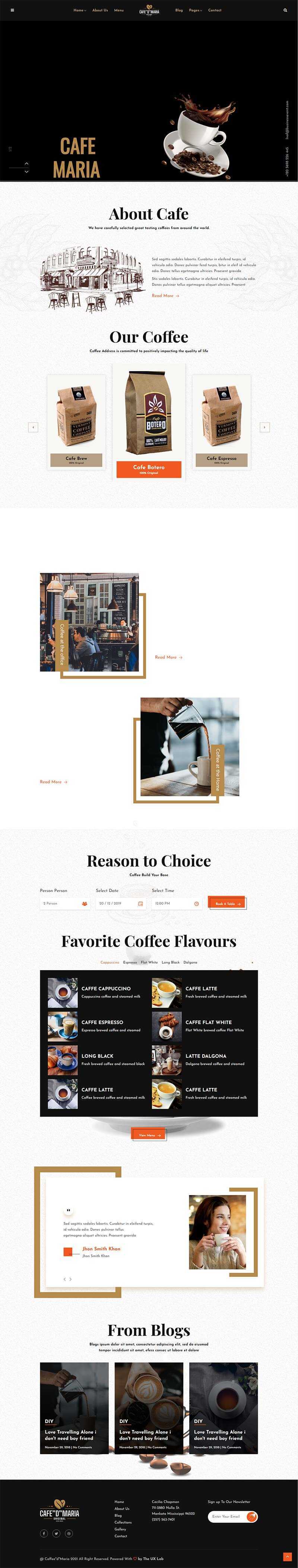 bootstrap响应式甜品茶餐厅官网html模板 - 天能资源