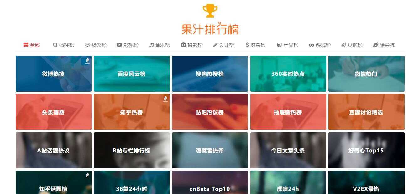 精美网址导航及热点热搜影视排行榜源码 - 天能资源