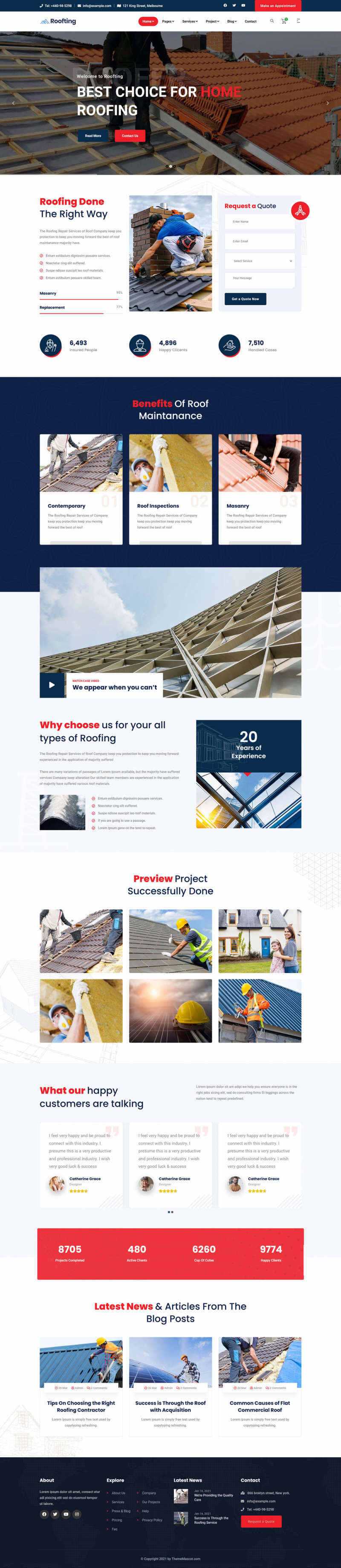 Bootstrap响应式的房屋建筑工程企业html模板 - 天能资源