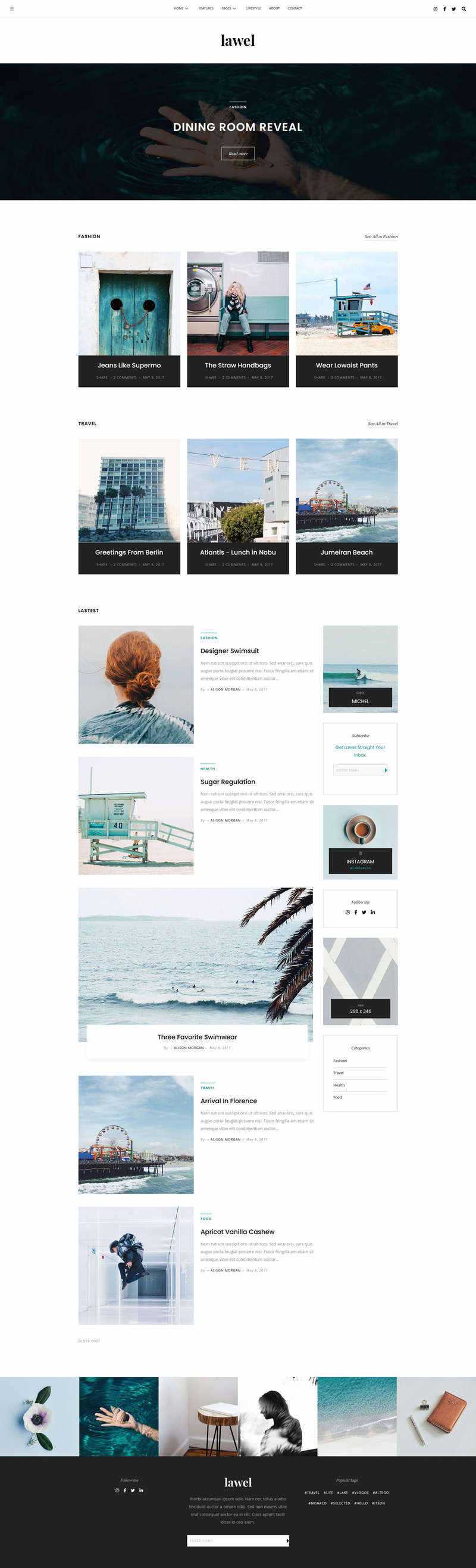 BootStrap5旅游图文相册博客HTML模板 - 天能资源